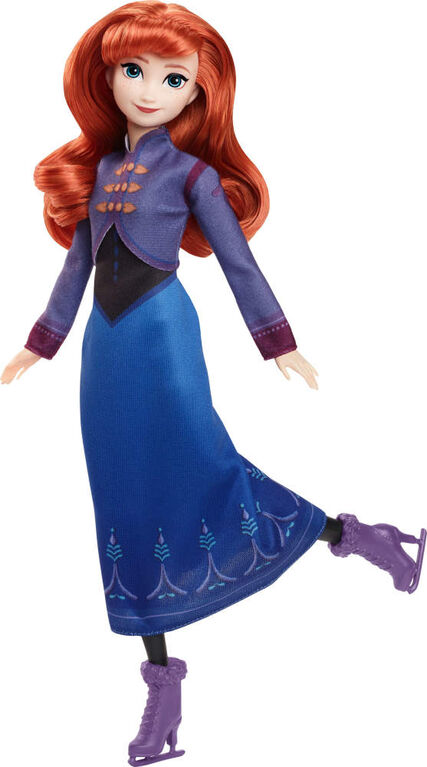 Disney Frozen Ice-Skating Anna Fashion Doll with Skates & Shoes Inspired by Frozen: Winter Festival