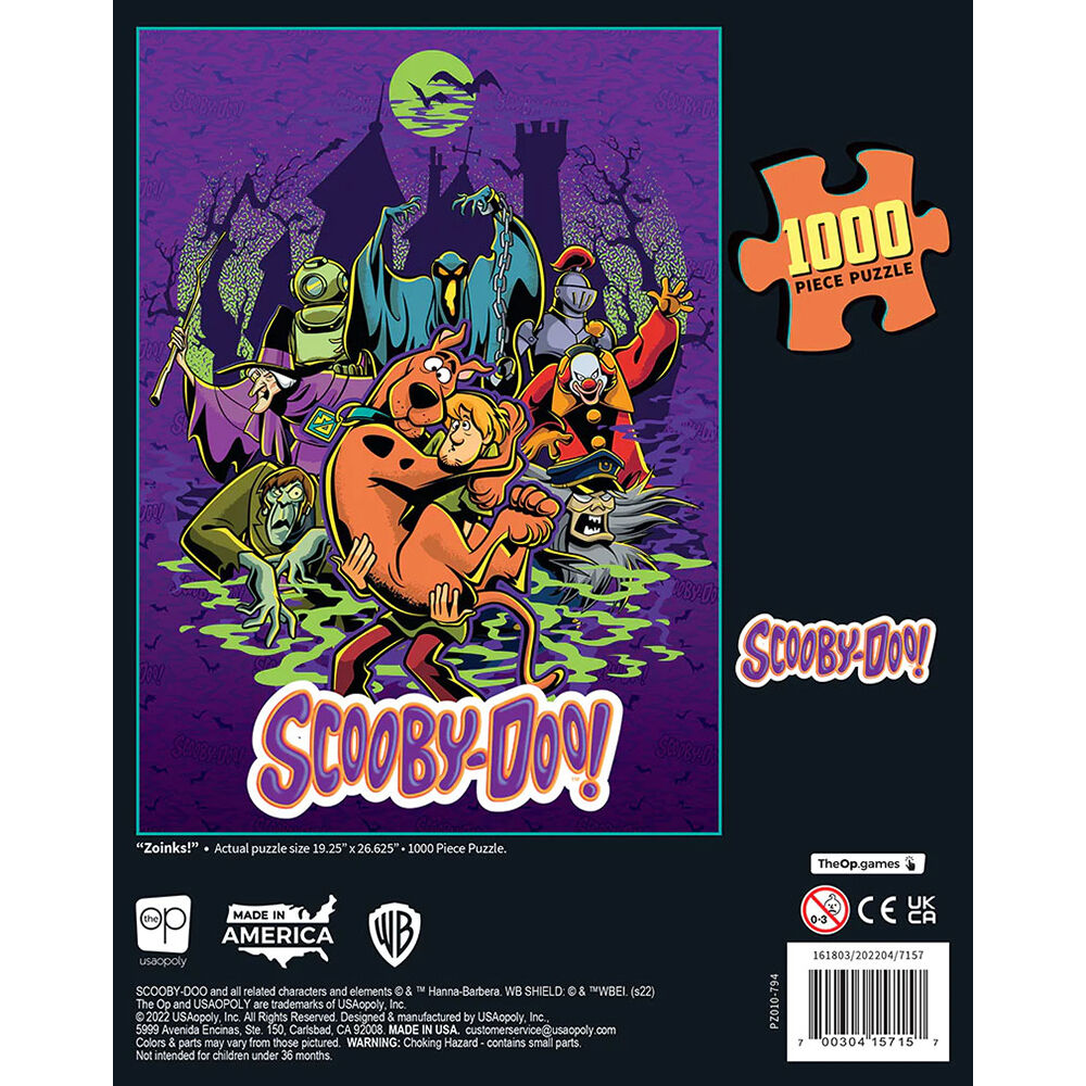 USAopoly Scooby-Doo "Zoinks!" 1000 Piece Puzzle - English Edition