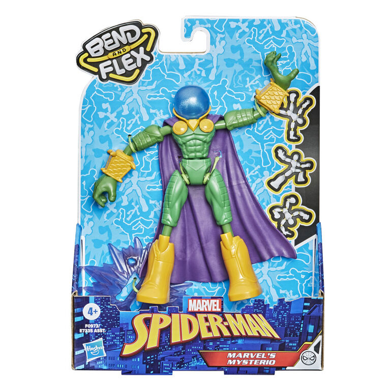 Marvel Spider-Man Bend and Flex, figurine flexible Mysterio