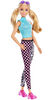 Barbie Fashionistas Doll Long Blonde Pigtails Wearing Teal Sport Top