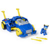 PAW Patrol, Mighty Pups Super PAWs, Voiture de police Powered Up transformable de Chase