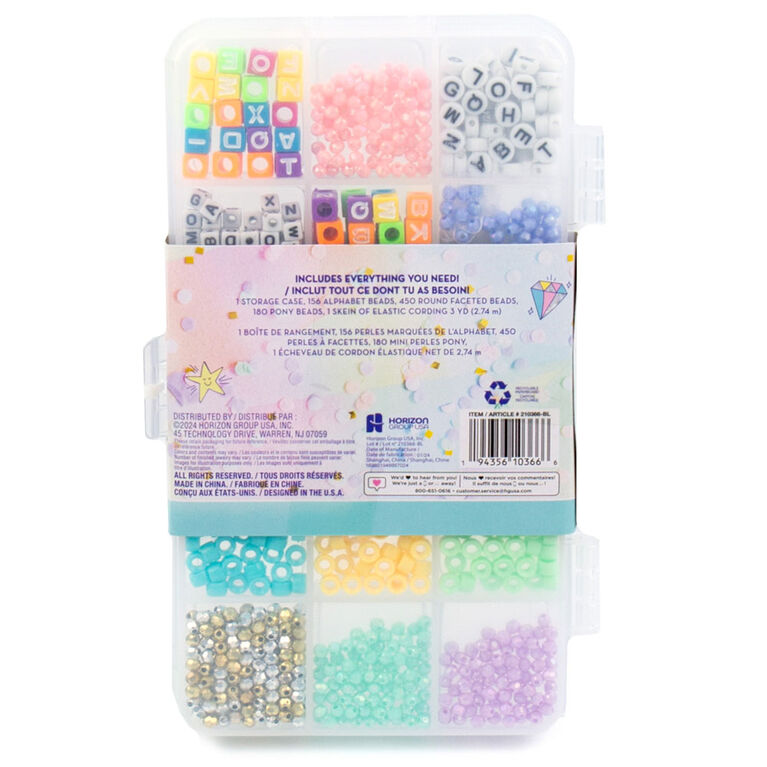 Just My Style - Pastel Sparkle Bead Case