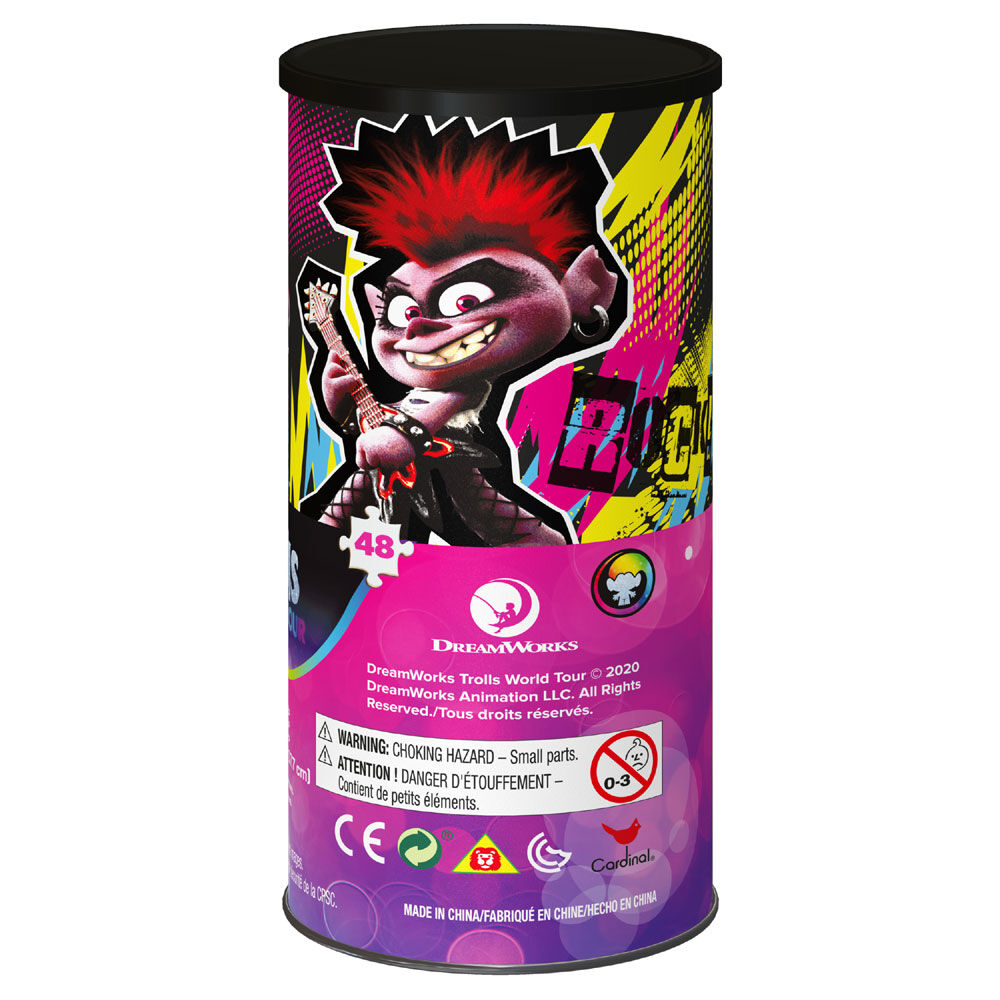 Trolls World Tour 48-Piece Jigsaw Puzzle in Tube
