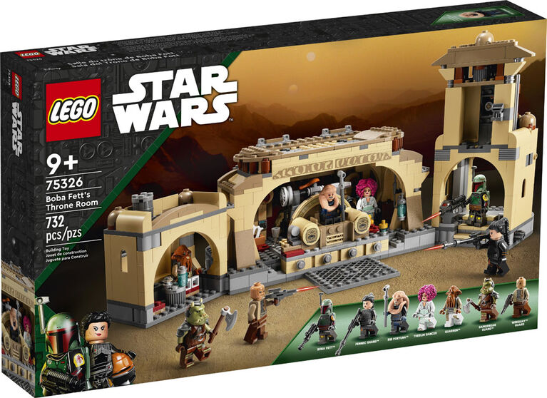 LEGO Star Wars La salle du trône de Boba Fett 75326 Ensemble de construction (732 pièces)
