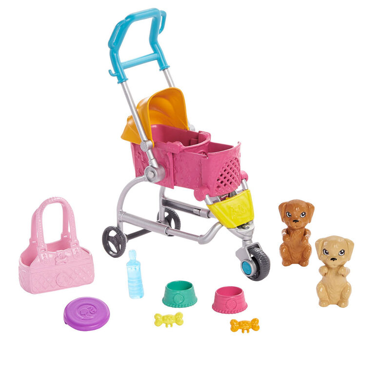 Barbie Stroll 'n Play Pups Playset with Barbie Doll, Puppies and Pet  Stroller Toys R Us Canada