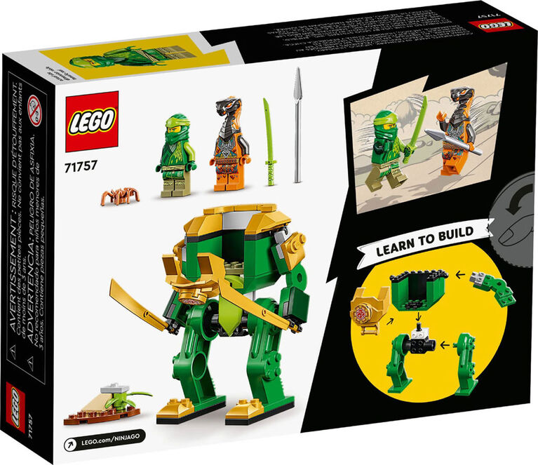 LEGO NINJAGO Le robot ninja de Lloyd 71757 Ensemble de construction (57 pièces)