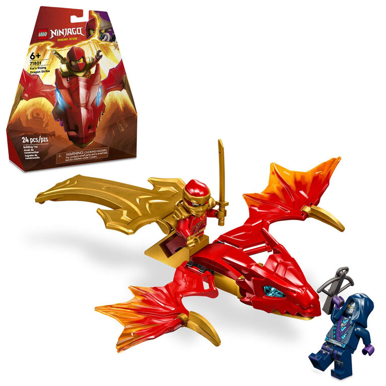 Jouet LEGO NINJAGO L'attaque du dragon levant de Kai 71801