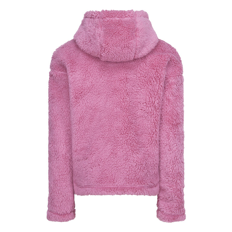 Chemise en Sherpa avec Capuchon - Elemental, rose