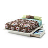 Step One Platform Bed with drawers- Pure White