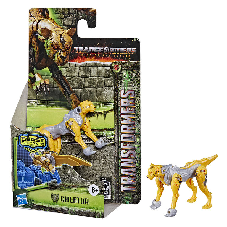 Transformers: Rise of the Beasts Movie, Beast Alliance, Beast Battle Masters Cheetor Action Figure, 3-inch