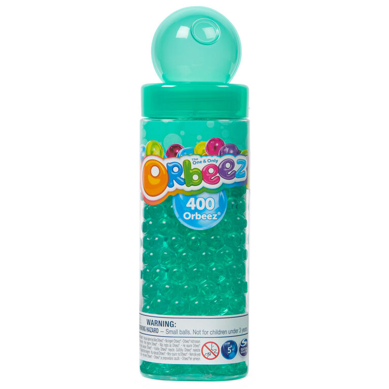 Orbeez Tubes, Teal 400 Grown Orbeez, Scoop Tool and Portable Storage, Sensory Toys