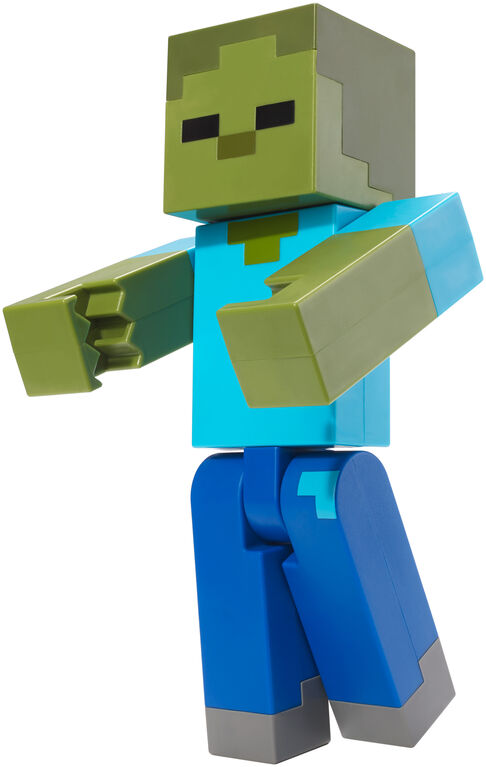 Minecraft Zombie Large Scale Action 8.5" Figure