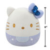 Squishmallows 8" Plush - Hello Kitty 50th Anniversary Embossed Bows: Blue Hello Kitty