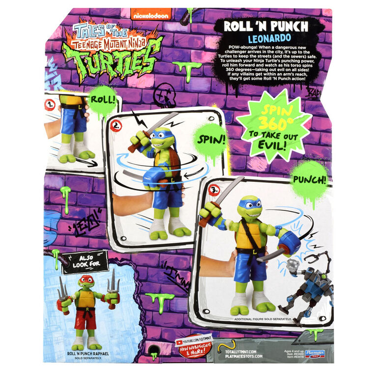 Tales of Teenage Mutant Ninja Turtles: Giant Roll N Punch Leonardo Figure