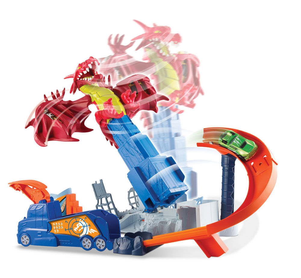 hot wheels dragon blast playset