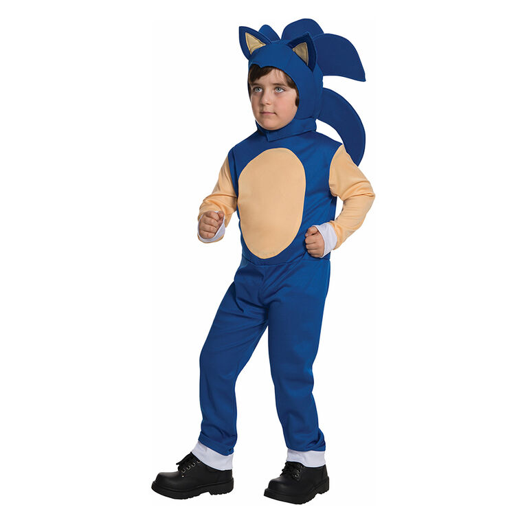 Sonic The Hedgehog Costume Size Small (4-6)