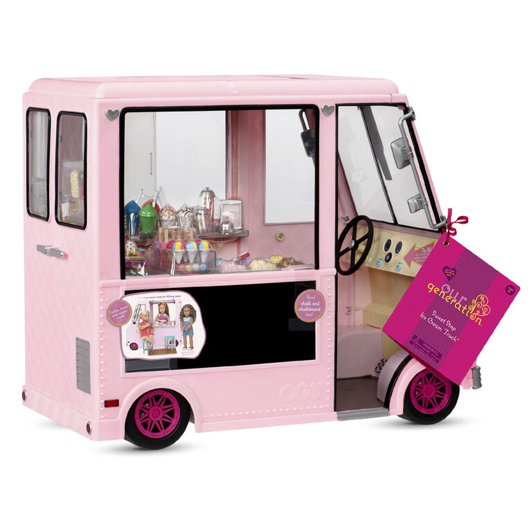 Our Generation Sweet Stop Ice Cream Truck - Pink