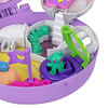 Polly Pocket - Coffret de jeu compact Fusée D'Exploration Spatiale Saturne