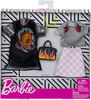 Barbie - Tenues - Coffret de 2 - T-shirt rock et carreaux.