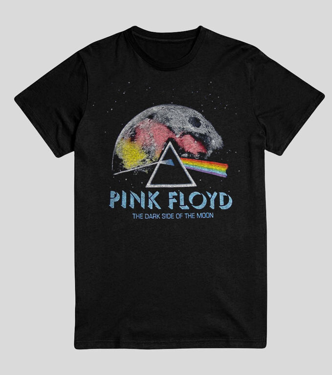 Pink  Floyd- La face cachée de la lune- noir chemise-petit