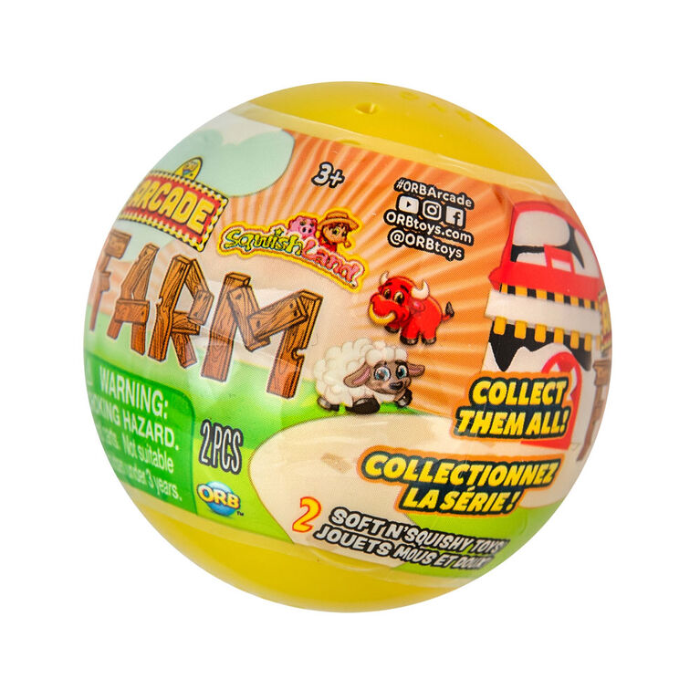 ORB Arcade Squish Farm Collection - Styles and Colours May Vary