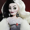 Disney Villains Style Series Cruella De Vil, Contemporary Style Fashion Doll with Accessories