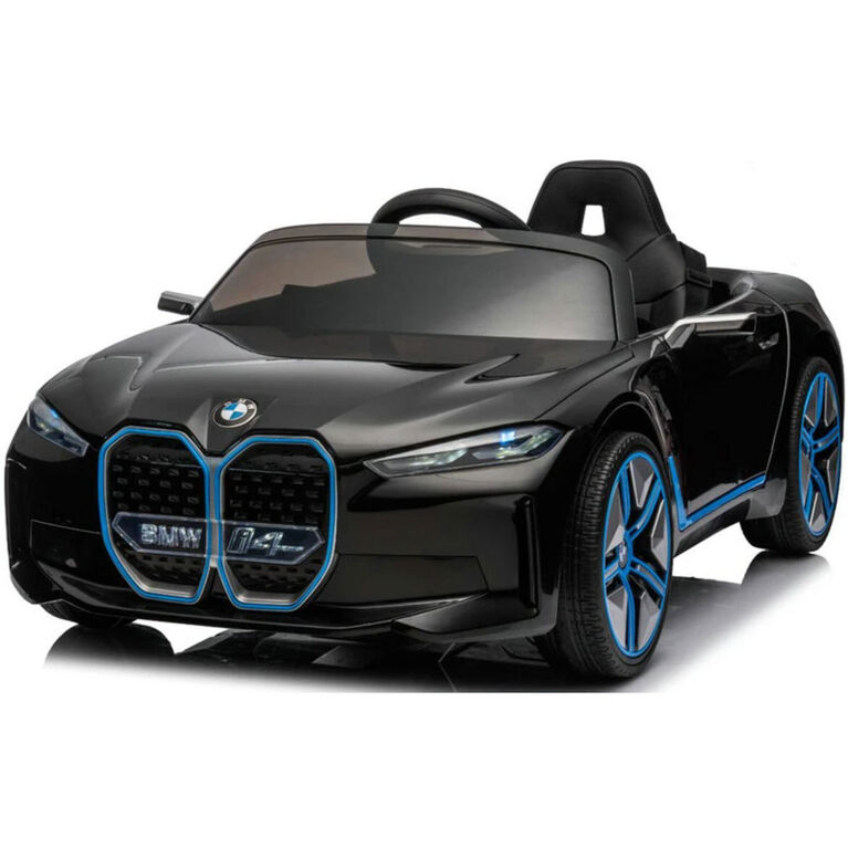 KidsVip 12V Licensed BMW i4 W/ RC- Black