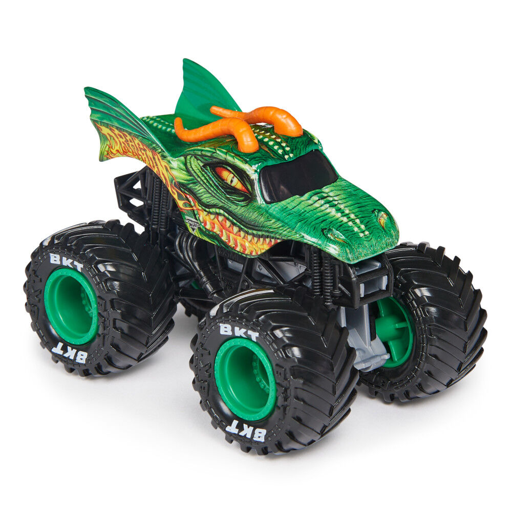 Monster Jam, Official Dragon Monster Truck, Die-Cast Vehicle, 1:64 Scale