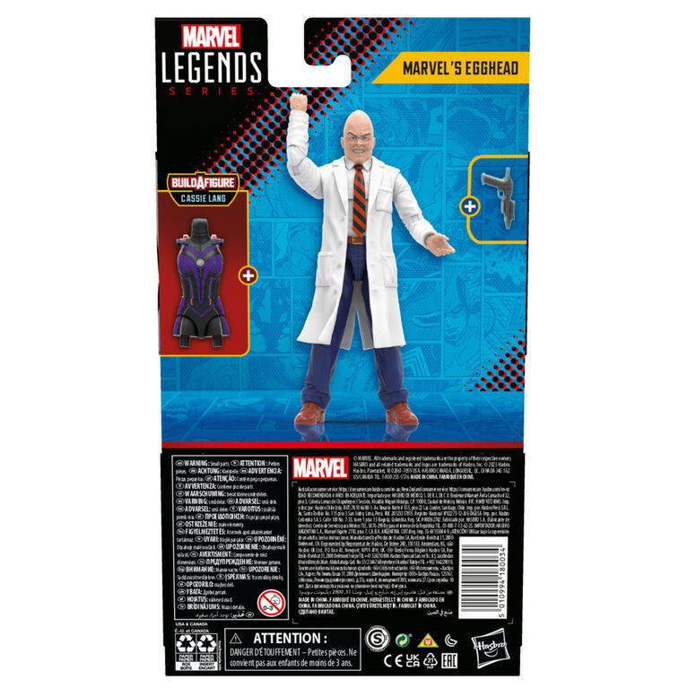 Hasbro Marvel Legends Series, figurine articulée de collection Marvel's Egghead de 15 cm des bandes dessinées Marvel