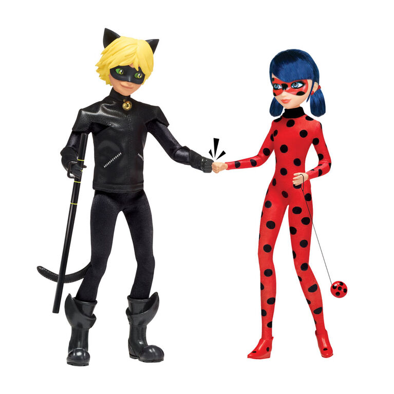 Miraculous "Mission Accomplished" Ladybug and Cat Noir - 2 Pack