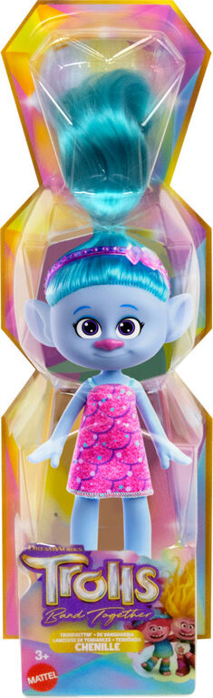 DreamWorks Trolls Band Together Trendsettin' Chenille Fashion Doll, Toys Inspired by the Movie