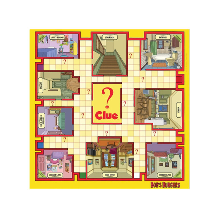 CLUE: Bob's Burgers Jeu De Plateau - Édition anglaise