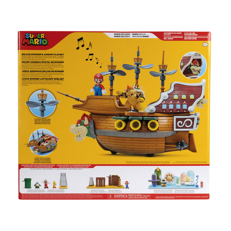 Nintendo 2.5" Bowser's Ship Playset