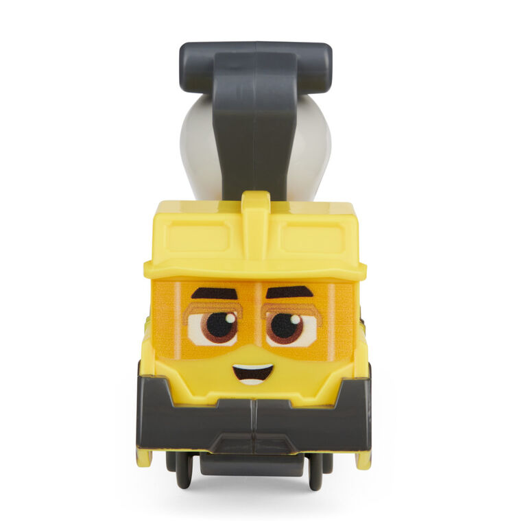 Mighty Express, Petit train Push and Go Brock le b&acirc;tisseur avec wagon de cargaison, jouets pour enfants &agrave; partir de 3 ans