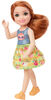 Barbie Club Chelsea Doll (6-inch) with Red Hair Sloth Graphic and Skirt