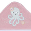 Koala Baby - Serviette à Capuche Rose Octopus Kint - Paquet de 3