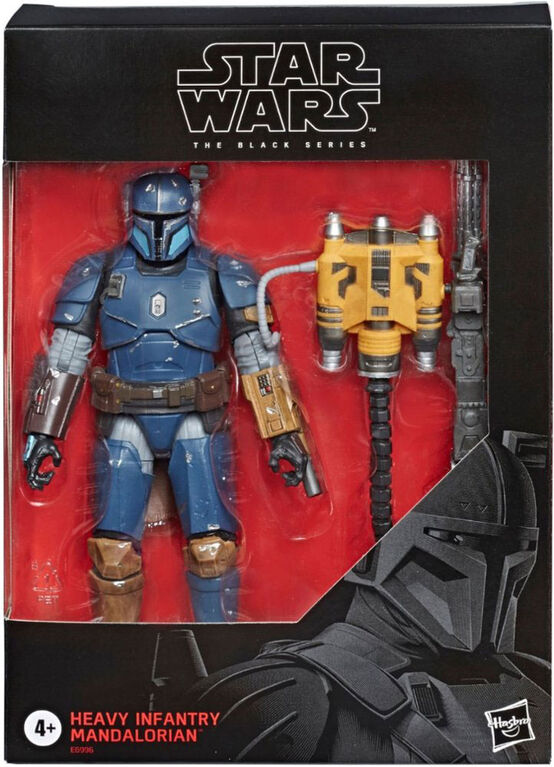 Star Wars The Black Series: Heavy Infantry Mandalorian - 6-inch Scale The Mandalorian Collectible Deluxe - R Exclusive