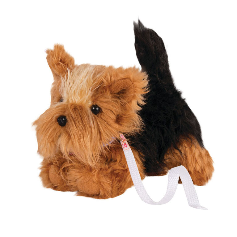 Chiot Yorkshire Terrier, Our Generation, Chien en peluche avec pattes articulées