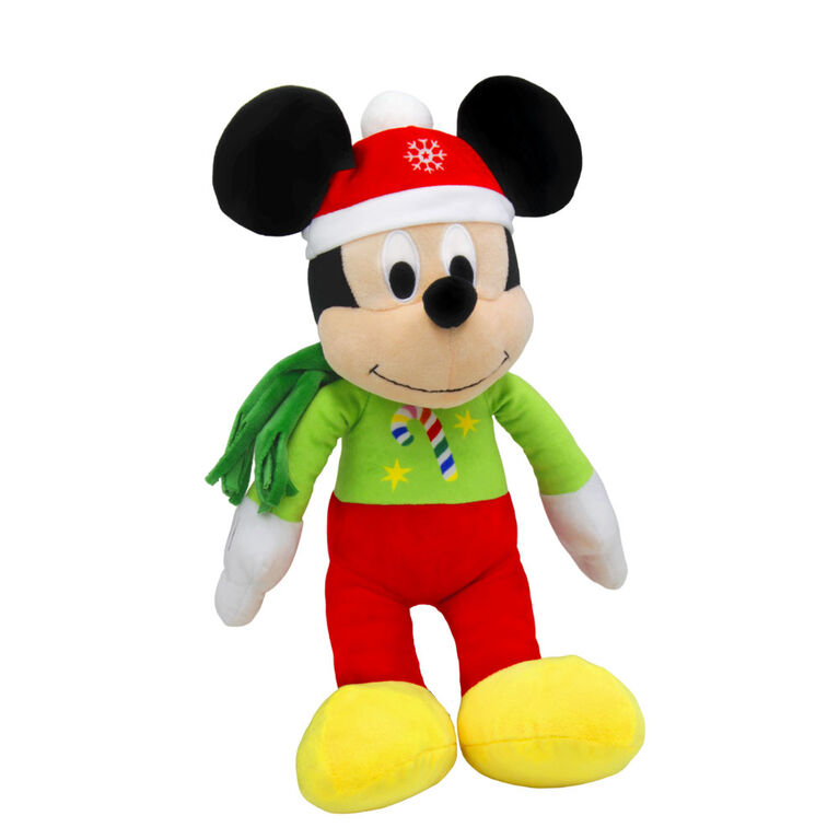 Disney - Mickey Mouse en peluche Noël
