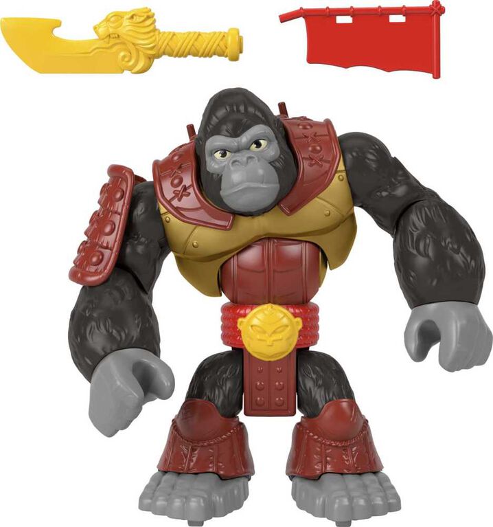 Fisher-Price Imaginext Silverback Gorilla Smash Punching Action Figure