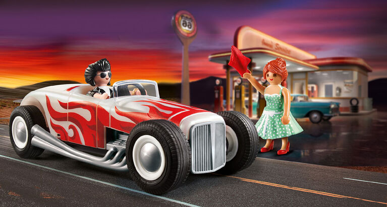 Playmobil - Starter Pack Voiture vintage avec couple