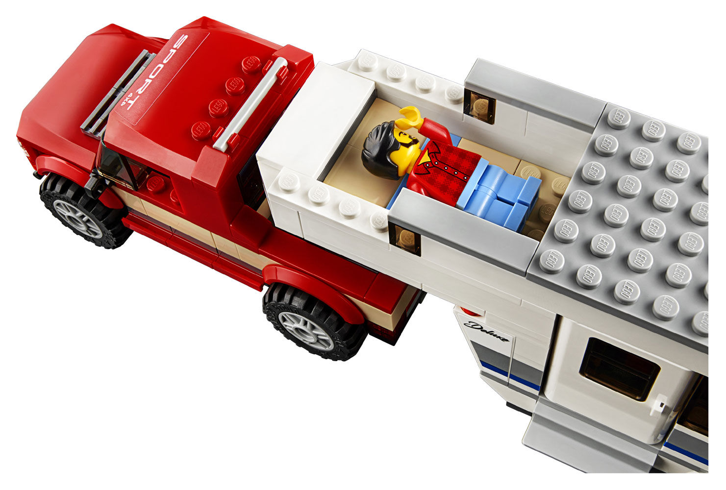 lego truck with camper