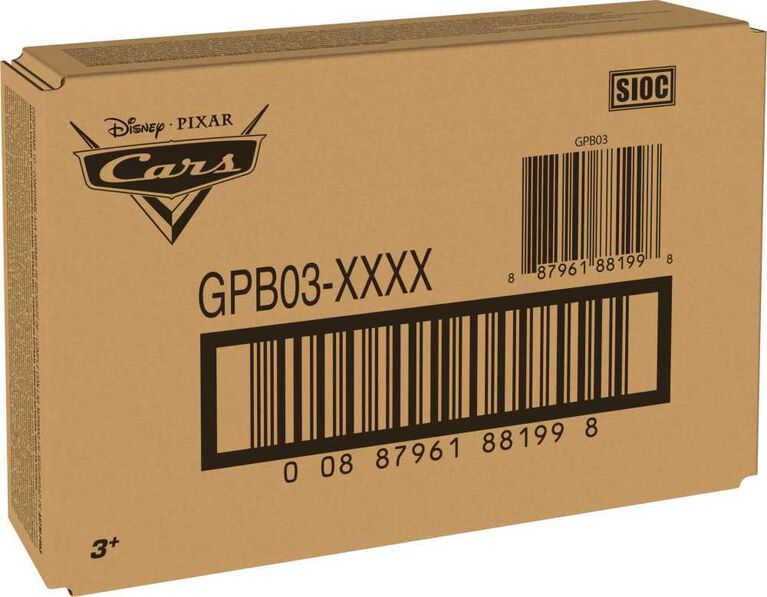 Disney Pixar Cars - Pack de 3 véhicules Color Changers -Lightning McQueen, Mater & Jackson Storm