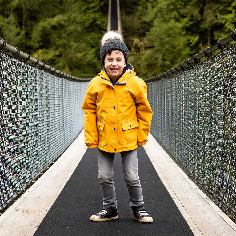 Vestes de Pluie Doublées en Polaire pour Enfants | Jaune - 1T (1-2A)