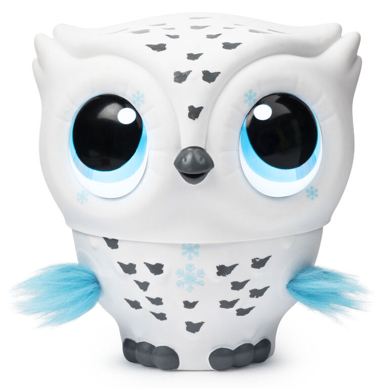 Owleez Jouet Bebe Hibou Volant Interactif Avec Effets Sonores Et Lumineux Blanc Toys R Us Canada