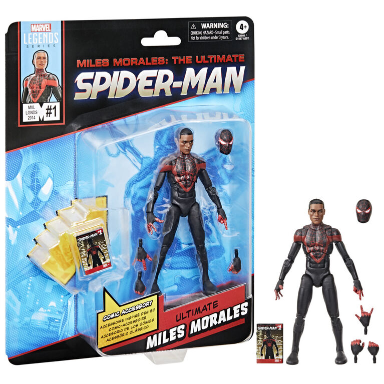 Marvel Legends Series Ultimate Miles Morales Spider-Man Action Figure