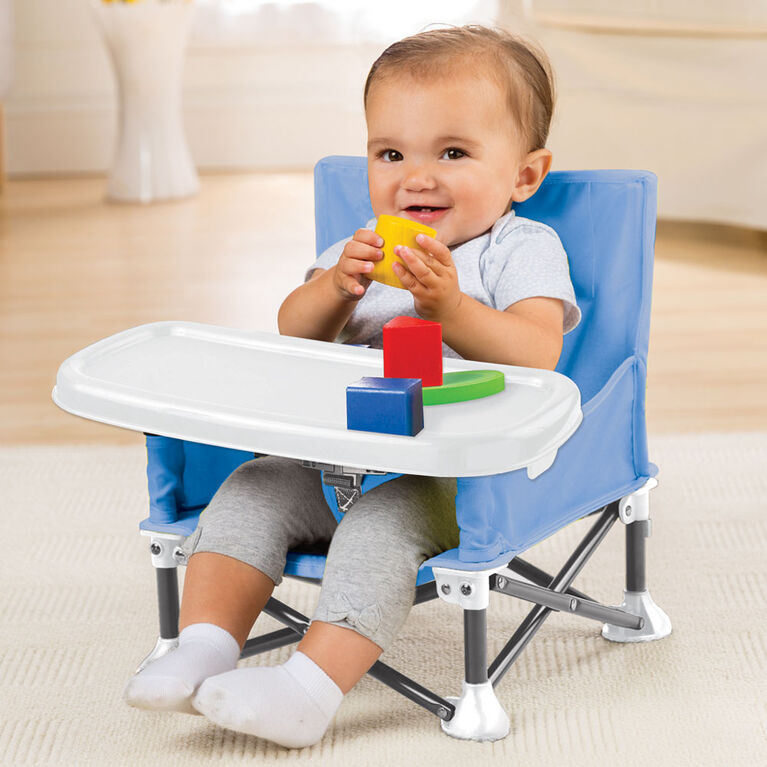 Summer Infant Pop N Sit Portable Booster - Dusty Blue