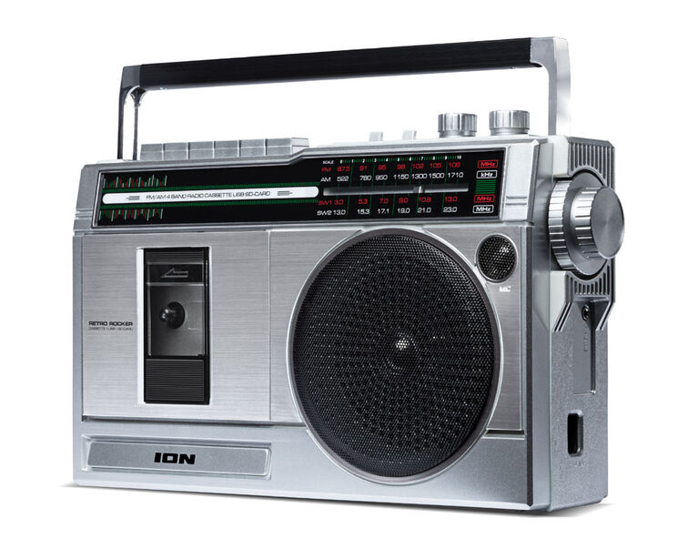 Ion Retro Rocker Speaker Retro Compact Boombox