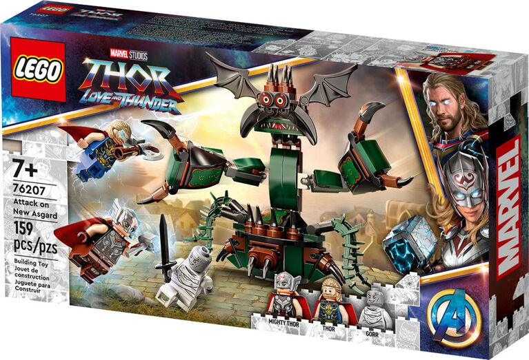 LEGO Marvel L'attaque de la nouvelle Asgard (76207) Ensemble de construction (159 pièces)