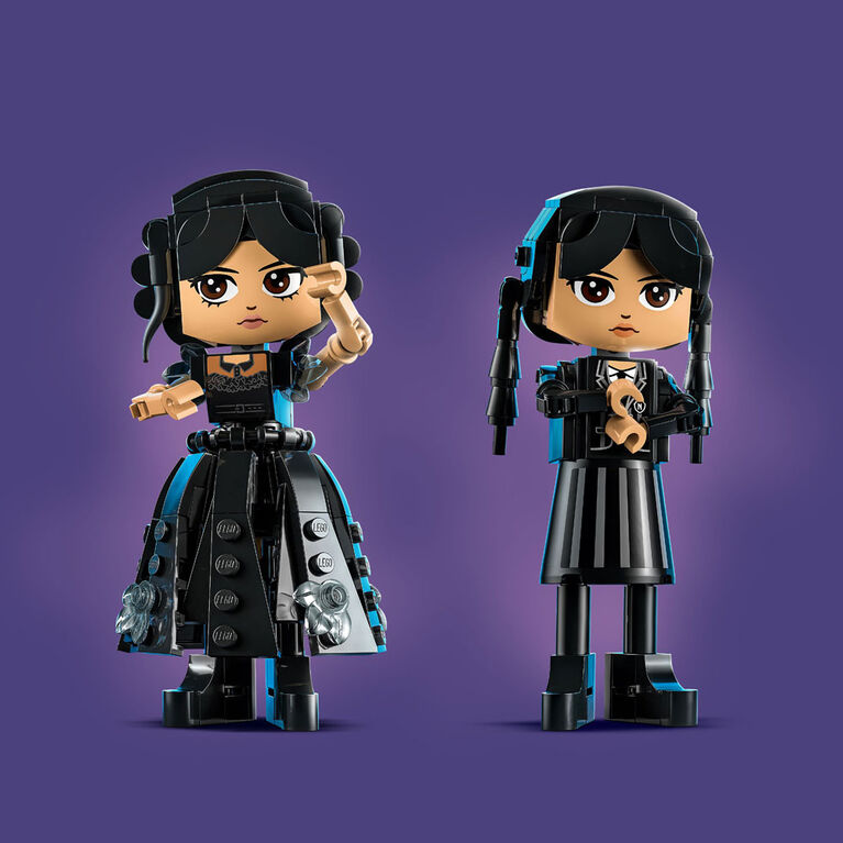 LEGO Wednesday: Wednesday Addams Figure, Collectible Set for Kids, Rebuildable Toy Gift 76780